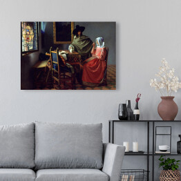 Jan Vermeer "Kieliszek wina" - reprodukcja