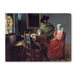 Jan Vermeer "Kieliszek wina" - reprodukcja