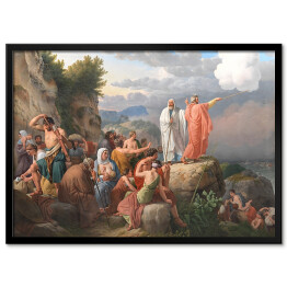 Obraz klasyczny Mojżesz powoduje powrót Morza Czerwonego i zalanie armii faraona C. W. Eckersberg Reprodukcja 