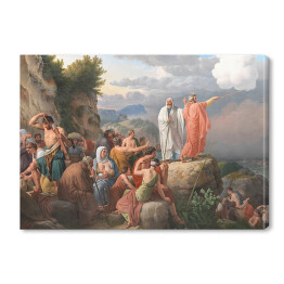 Obraz na płótnie Mojżesz powoduje powrót Morza Czerwonego i zalanie armii faraona C. W. Eckersberg Reprodukcja 
