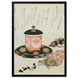 Obraz klasyczny Hokusai Katsushika. Filiżanka herbaty. Reprodukcja