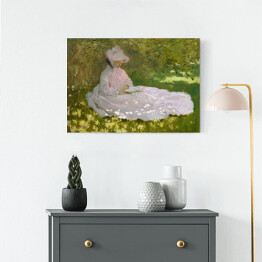 Obraz na płótnie Claude Monet "Wiosna" - reprodukcja