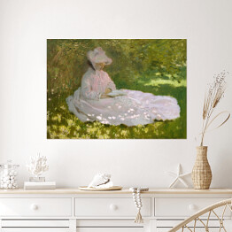 Plakat Claude Monet "Wiosna" - reprodukcja