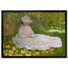 Plakat w ramie Claude Monet "Wiosna" - reprodukcja