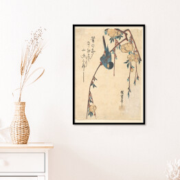Plakat w ramie Utugawa Hiroshige Płacząca Wiśnia. Reprodukcja obrazu