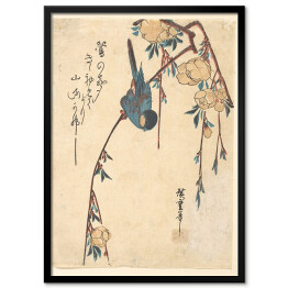 Plakat w ramie Utugawa Hiroshige Płacząca Wiśnia. Reprodukcja obrazu