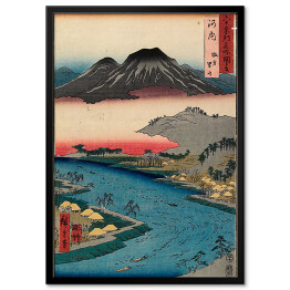 Obraz klasyczny Utugawa Hiroshige Nishiki-e. Reprodukcja obrazu