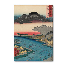 Obraz na płótnie Utugawa Hiroshige Nishiki-e. Reprodukcja obrazu