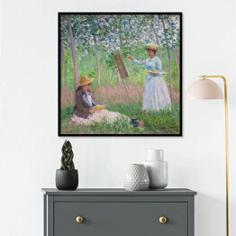 Plakat w ramie Claude Monet W lesie w Giverny Reprodukcja obrazu