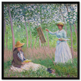 Plakat w ramie Claude Monet W lesie w Giverny Reprodukcja obrazu