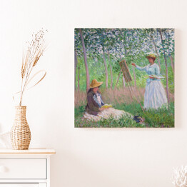Obraz na płótnie Claude Monet W lesie w Giverny Reprodukcja obrazu