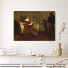 Obraz na płótnie Edgar Degas "Wnętrze" - reprodukcja