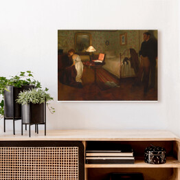 Obraz na płótnie Edgar Degas "Wnętrze" - reprodukcja