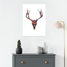 Plakat Poroże jelenia - ilustracja