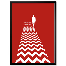 Plakat w ramie "Miasteczko Twin Peaks" - seriale