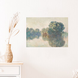 Plakat Claude Monet Sekwana w Giverny. Reprodukcja