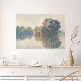 Plakat samoprzylepny Claude Monet Sekwana w Giverny. Reprodukcja