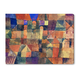 Obraz na płótnie Paul Klee City with the three domes Reprodukcja obrazu