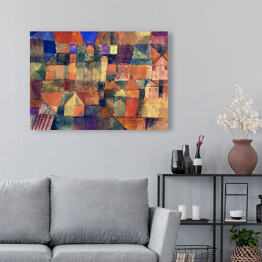 Obraz na płótnie Paul Klee City with the three domes Reprodukcja obrazu