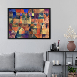 Obraz w ramie Paul Klee City with the three domes Reprodukcja obrazu