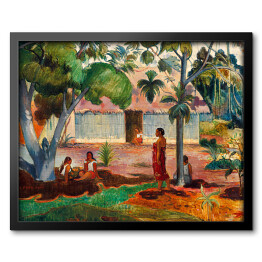 Obraz w ramie Paul Gauguin "Duże drzewo" - reprodukcja