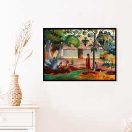 Plakat w ramie Paul Gauguin "Duże drzewo" - reprodukcja