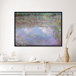 Plakat w ramie Claude Monet Nenufary Reprodukcja obrazu