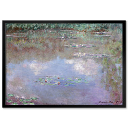 Plakat w ramie Claude Monet Nenufary Reprodukcja obrazu