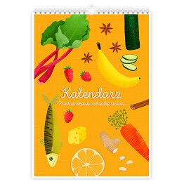 Kalendarz 13-stronicowy Kalendarz do kuchni z przepisami