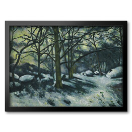 Obraz w ramie Paul Cezanne "Śnieg" - reprodukcja