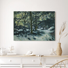 Obraz na płótnie Paul Cezanne "Śnieg" - reprodukcja