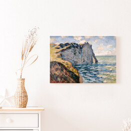 Obraz na płótnie Claude Monet "Klif Aval, Etretat" - reprodukcja