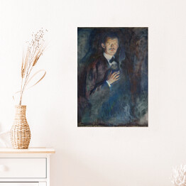 Plakat Edvard Munch Autoportret z papierosem Reprodukcja obrazu