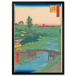 Obraz klasyczny Utugawa Hiroshige Rzeka Furukawa, Hiroo. Reprodukcja