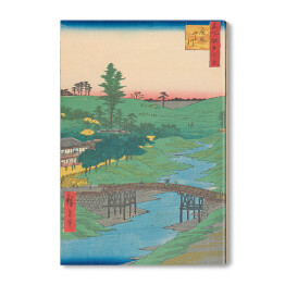 Obraz na płótnie Utugawa Hiroshige Rzeka Furukawa, Hiroo. Reprodukcja