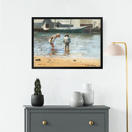 Obraz w ramie Winslow Homer. Chłopcy brodzący. Reprodukcja