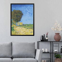 Obraz w ramie Vincent van Gogh Aleja w Arles z domami. Reprodukcja