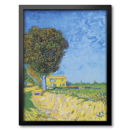Obraz w ramie Vincent van Gogh Aleja w Arles z domami. Reprodukcja