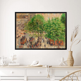 Obraz w ramie Camille Pissarro "Plac przy Teatrze Francuskim wiosną" - reprodukcja