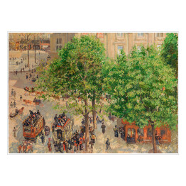 Camille Pissarro "Plac przy Teatrze Francuskim wiosną" - reprodukcja