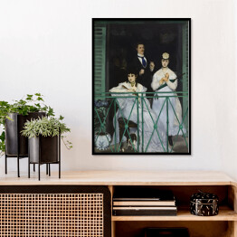 Plakat w ramie Edouard Manet "Balkon" - reprodukcja