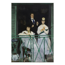 Plakat samoprzylepny Edouard Manet "Balkon" - reprodukcja
