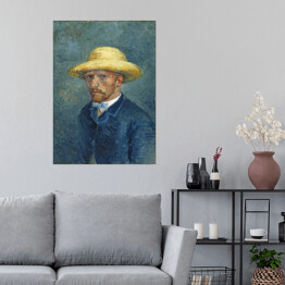 Plakat samoprzylepny Vincent van Gogh Portret Theo van Gogha. Reprodukcja