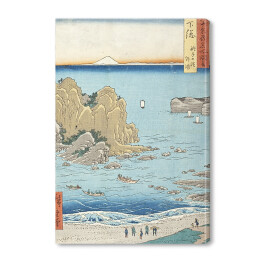 Obraz na płótnie Utugawa Hiroshige Shimōsa Province, Chōshi Beach, Toura. Reprodukcja obrazu