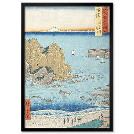 Plakat w ramie Utugawa Hiroshige Shimōsa Province, Chōshi Beach, Toura. Reprodukcja obrazu