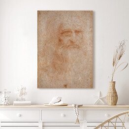 Obraz na płótnie Leonardo da Vinci Autoportret Reprodukcja