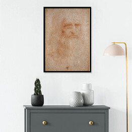 Plakat w ramie Leonardo da Vinci Autoportret Reprodukcja