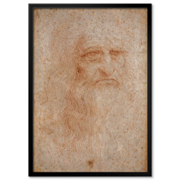 Plakat w ramie Leonardo da Vinci Autoportret Reprodukcja