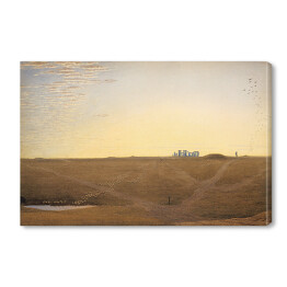 Obraz na płótnie William Turner "Wschód słońca nad Stonehenge" - reprodukcja