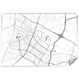 Fototapeta winylowa zmywalna Minimalistyczna mapa Tychy
